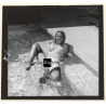 Erotic Study: Pretty Blonde Nude At Swimming Pool *11 (Vintage Contact Sheet 1970s/1980s)
