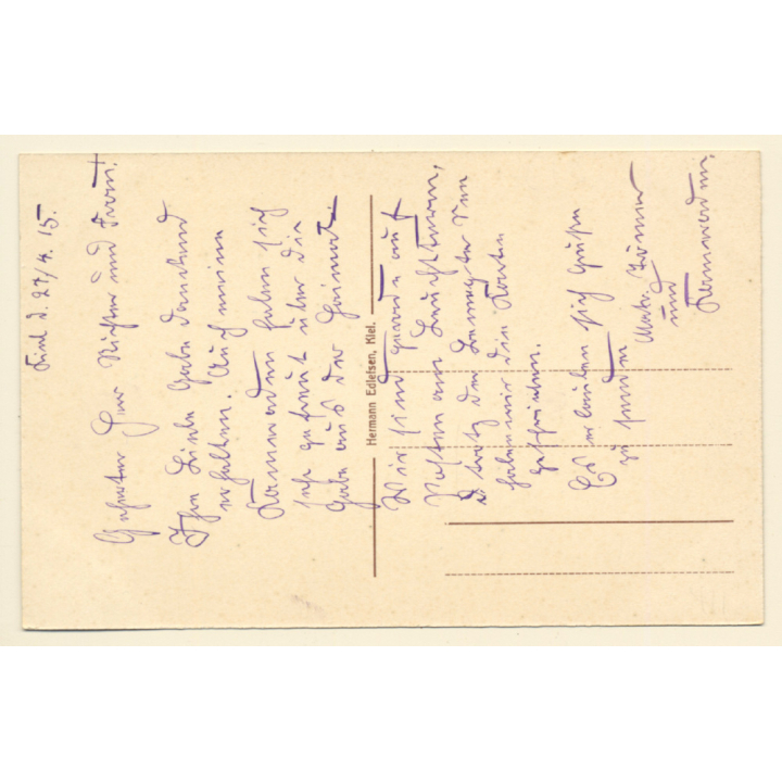 Warship S.M. Turbinen Torpedoboot G 171 (Vintage PC 1915)