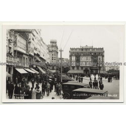 Coruña / Spain: Canton De Porlier (Vintage RPPC: Cancelo)