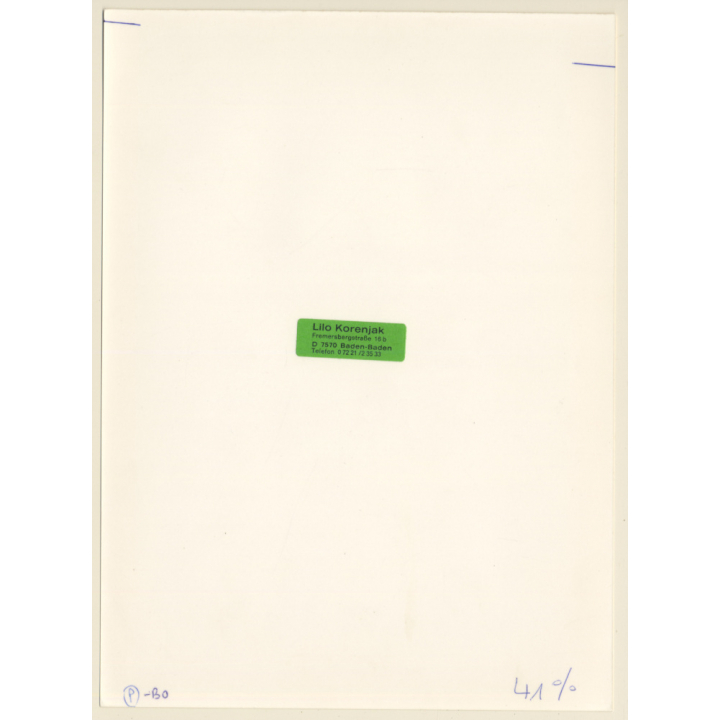 1920s Erotica: Classy Nude On Her Back Legs Up In The Air / Boudoir (Large Photo Reprint ~ 24 x 18 CM)