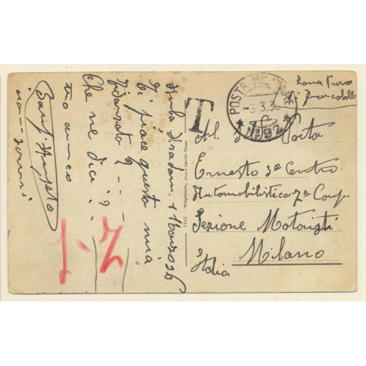 Eritrea: Shorthaired Native Semi Nude / Risqué - Ethnic Nude (Vintage PC 1936)