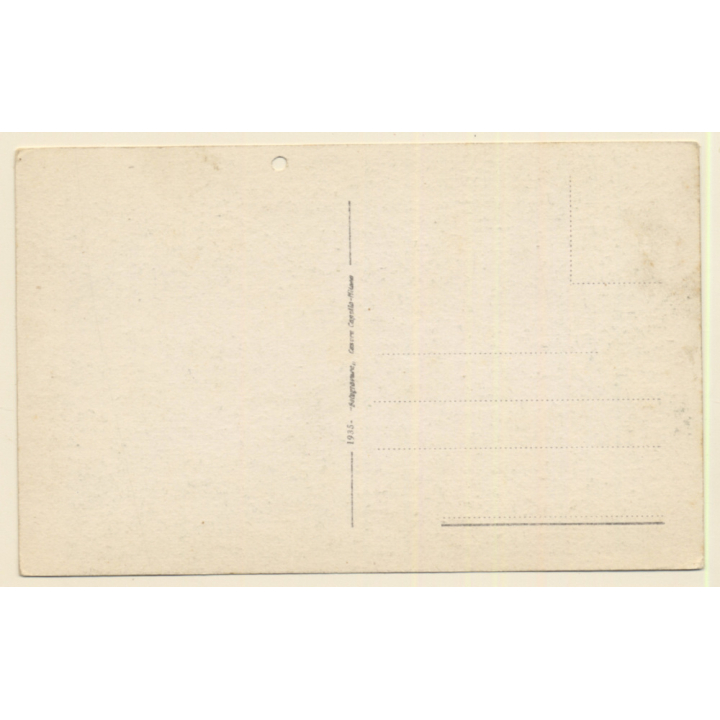 Africa: Shorthaired Native Topless Female - Sarong / Risqué - Ethnic Nude (Vintage PC 1935)