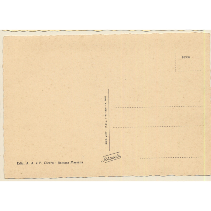 Eritrea: Native Tribal Woman Flashing Boob / Risqué - Ethnic Nude (Vintage PC ~1920s/1930s)