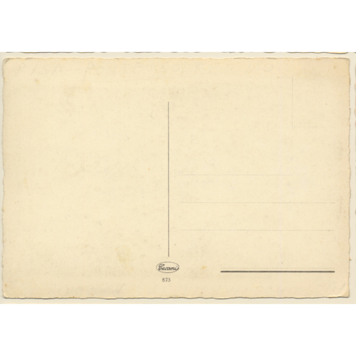 Africa: Topless Female Water Carrier / Risqué - Ethnic Nude (Vintage PC ~1920s/1930s)