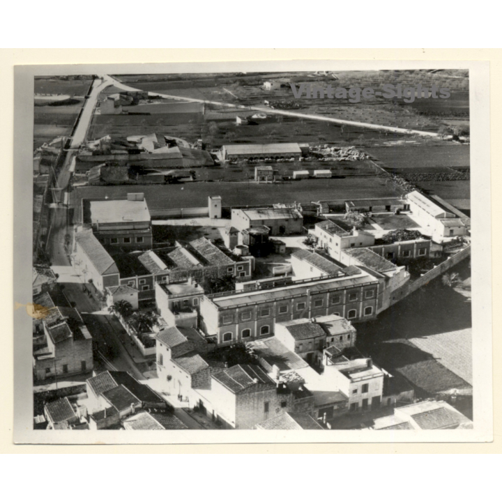 Manacor / Mallorca: Aerial View Of The Antic Perlas Majorica Factory (Vintage Photo ~1960s)