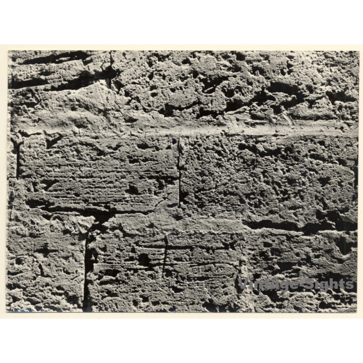 Mallorca: Detail Of Old Marés Wall / Structure (Vintage Photo ~1960s)