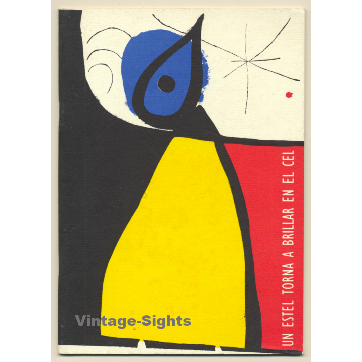 Institut Francesc De Borja Moll: Joan Miró Monograph - Un Estel Torna A Brillar En El Cel (Vintage Booklet 1993)