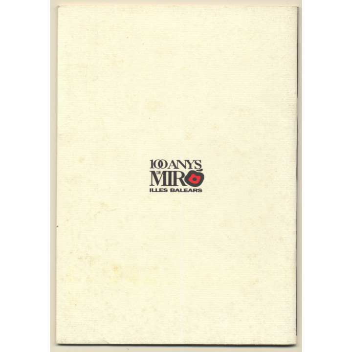 Institut Francesc De Borja Moll: Joan Miró Monograph - Un Estel Torna A Brillar En El Cel (Vintage Booklet 1993)