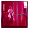 Erotic Study: Slim Blonde Semi Nude Behind Pearl Curtain *1 (Vintage Diapositive KORENJAK 1970s/1980s)