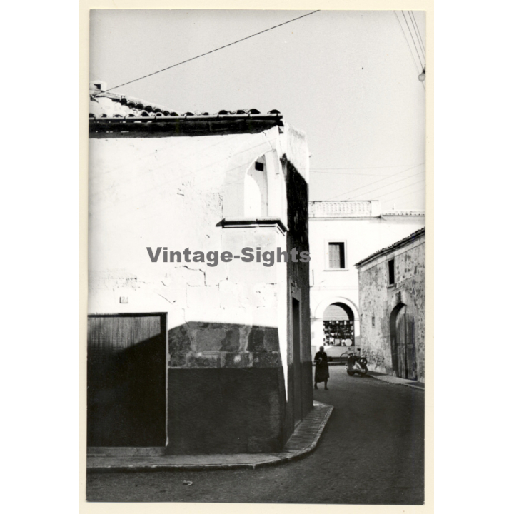 Mallorca: Old Town Street Impression / Pueblo (Vintage Photo ~1960s)