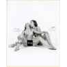 Erotic Study: 2 Nudes Sitting On Floor / Lesbian INT (Vintage Photo KORENJAK 1970s/1980s)