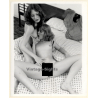 Erotic Study by T.Liori: 2 Slim Nudes On Bed / Lesbian INT (Vintage Photo KORENJAK 1970s/1980s)
