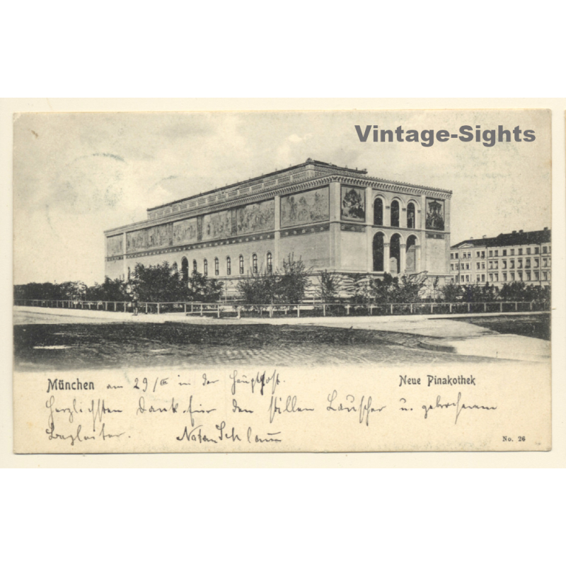 München: Neue Pinakothek (Vintage PC 1906)