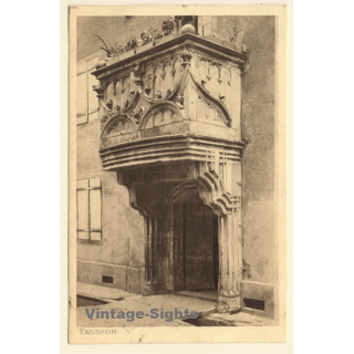 Ensisheim (Bas Rhin): Café Ville De Colmar / Facade (Vintage PC 1908)