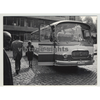 1966 Setra S Bus / Alois Lindemann - Herbede / Ruhr (Vintage Photo)