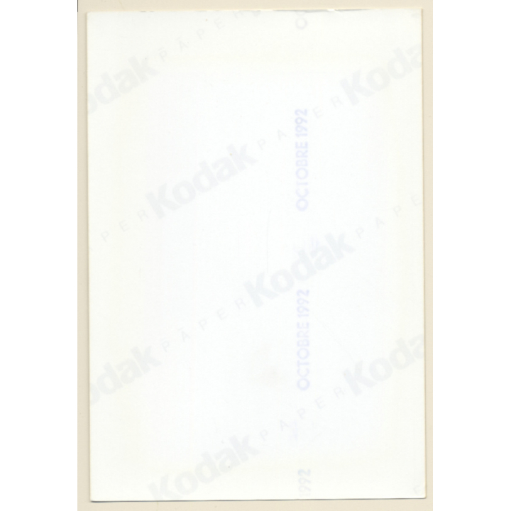 Erotic Study: Rear View Of Tall Nude Woman Taking Off Panties (Vintage Photo France ~1990s)