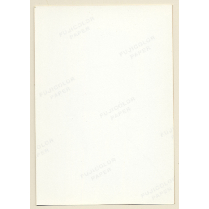 Erotic Study: Slim Dark-Skinned Semi Nude In Corset / Gloves (Vintage Photo France ~1990s)