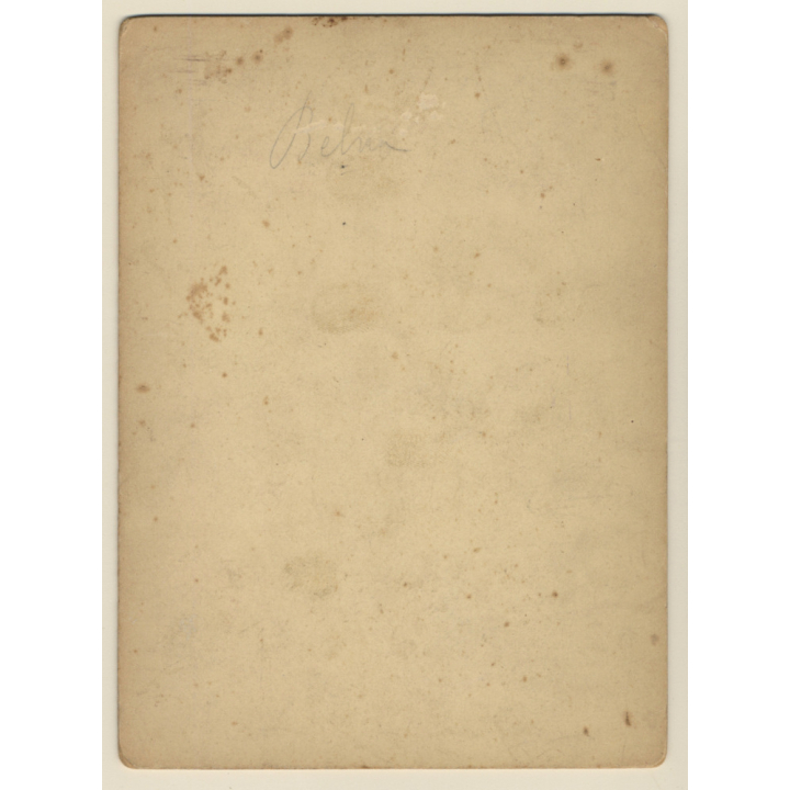 Belgium: Large Group Of Men In Forest (Vintage Albumen Print ~1900s/1910s)