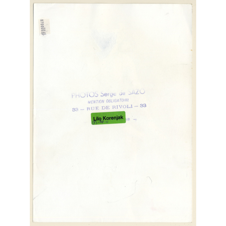 1920s Erotica by Jean Agelou: Semi Nude Burlesque Show Girl*2 / Boudoir (Large Photo Reprint ~24 x 17 CM)