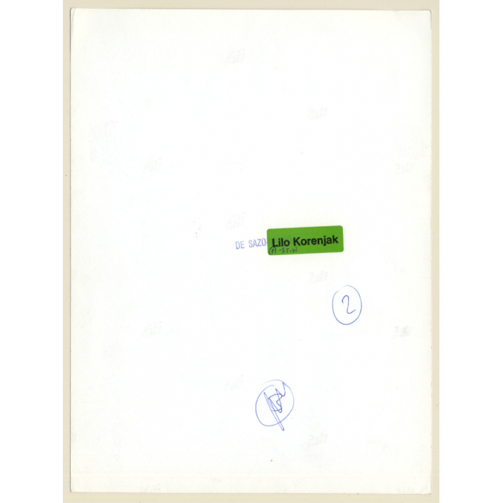 1920s Erotica: Shorthaired Topless Female On Chair / Boudoir (Large Photo Reprint ~24 x 18 CM)