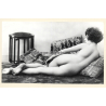 1920s Erotica: Rear View Of Stunning Reclining Nude / Boudoir (Large Photo Reprint ~ 15x24CM)