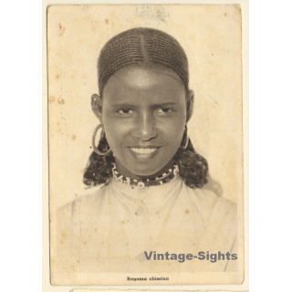Eritrea: Portrait Of Abbysinian Woman / Ethnic (Vintage PC 1937)