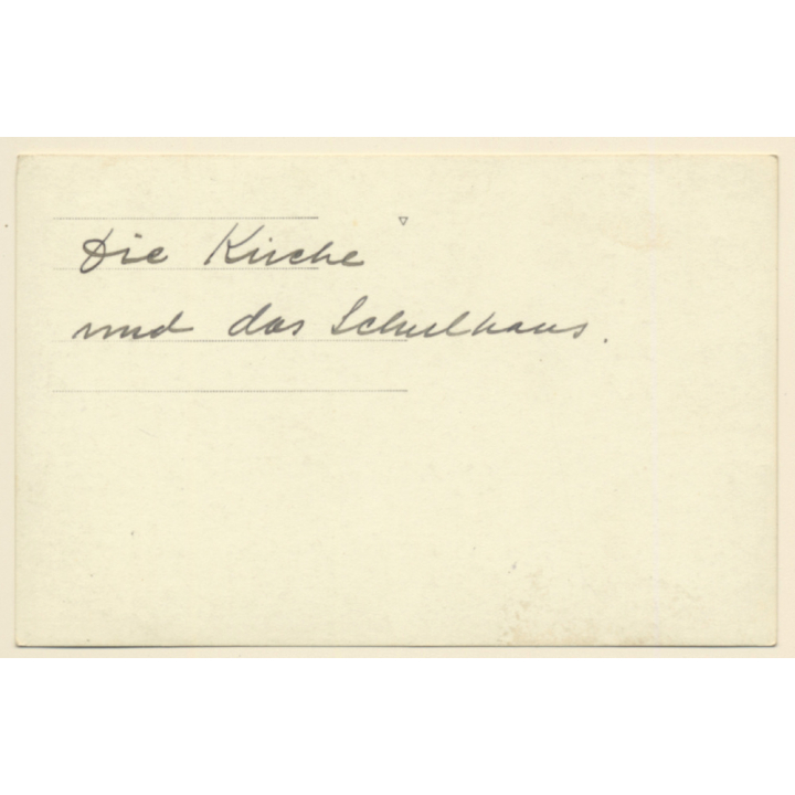 Lungsund / Sweden: Lundsbergs kyrka / Church (Vintage RPPC ~1930s/1940s)