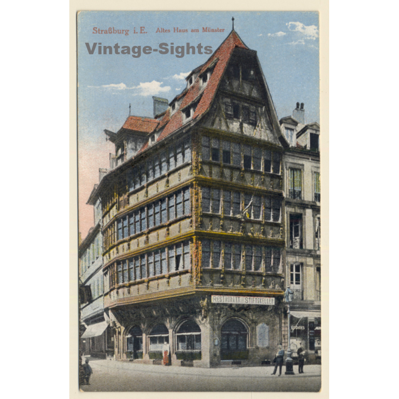 Strasbourg / France: Altes Haus Am Münster / Maison Kammerzell (Vintage PC)