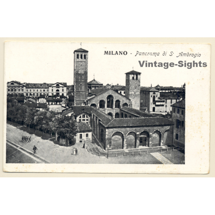 Milano / Italy: Basilica Di San Ambrogio (Vintage PC)