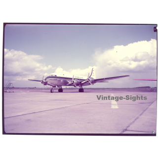 Sobelair OO-SBL: Douglas DC-6B (Large Vintage Diapositive 13 x 18 CM ~1960s/1970s