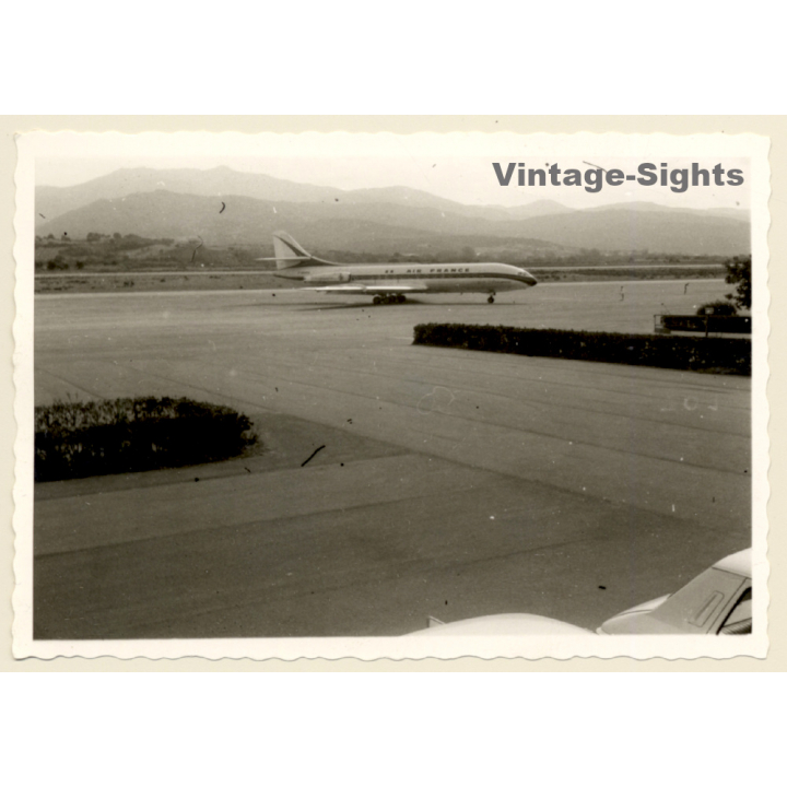 Air France: Sud Aviation SE-210 Caravelle III F-BHRY (Vintage Photo  ~1960s)