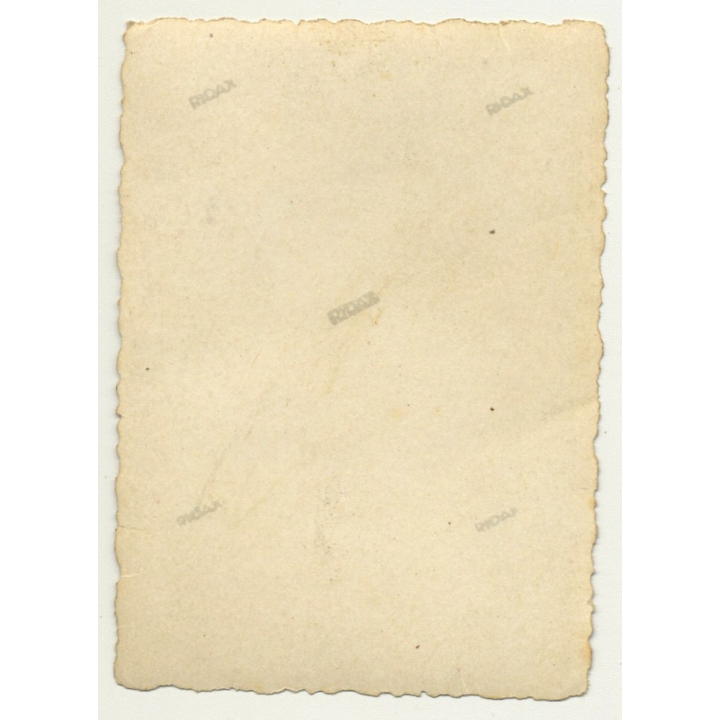 Topless Native Congolese Woman In Sarong (Vintage Photo B/W ~1930s/1940s)