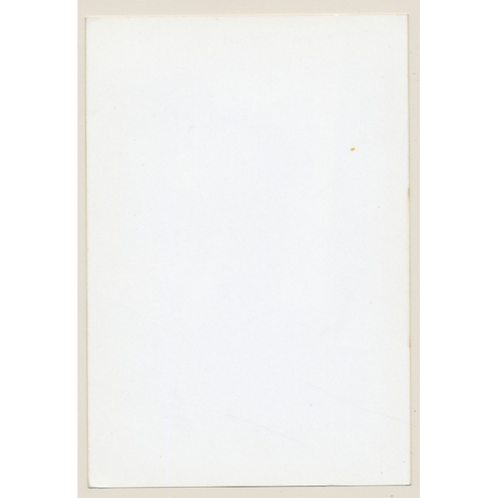 Erotic Study: Pale Brunette Nude Takes Off Nylons On Chair (Vintage Photo France ~1980s/1990s)