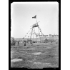 6th World Scout Jamboree 1947 / Moisson: La Tour Du Parachutage (Vintage Glass Plate Negative)