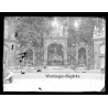 Nancy / France: Fontaine Neptune - Place Stanislas (Vintage Glass Plate Negative 1947)
