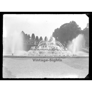 Versailles / France: Bassin De Latone (Vintage Glass Plate Negative 1947)