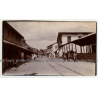 Zanzibar / Tanzania: Street Scene / Rails - Wagon (Vintage Photo B/W ~1920s/1930s)