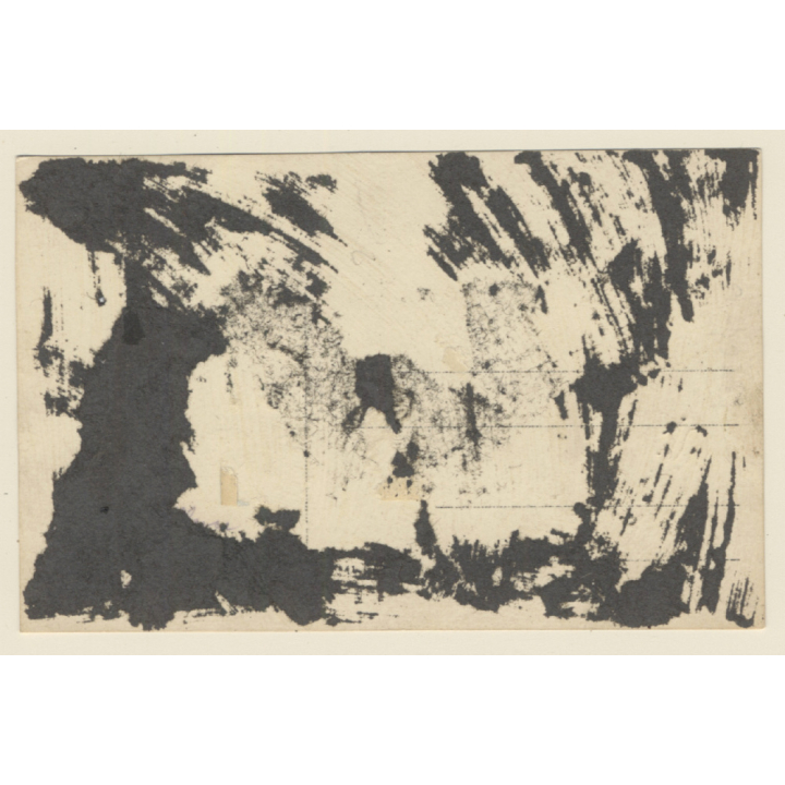 Sulky Baby Girl Holds Her Teddy Bear (Vintage RPPC ~1920s/1930s)