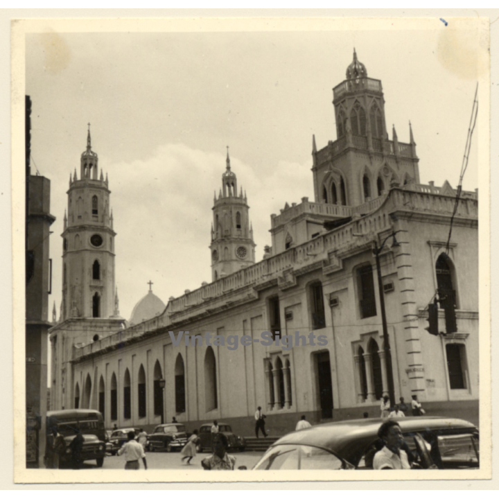 Barranquilla / Colombia: Iglesia De Sant Nicolás De Tolentino (Vintage Photo 1957)