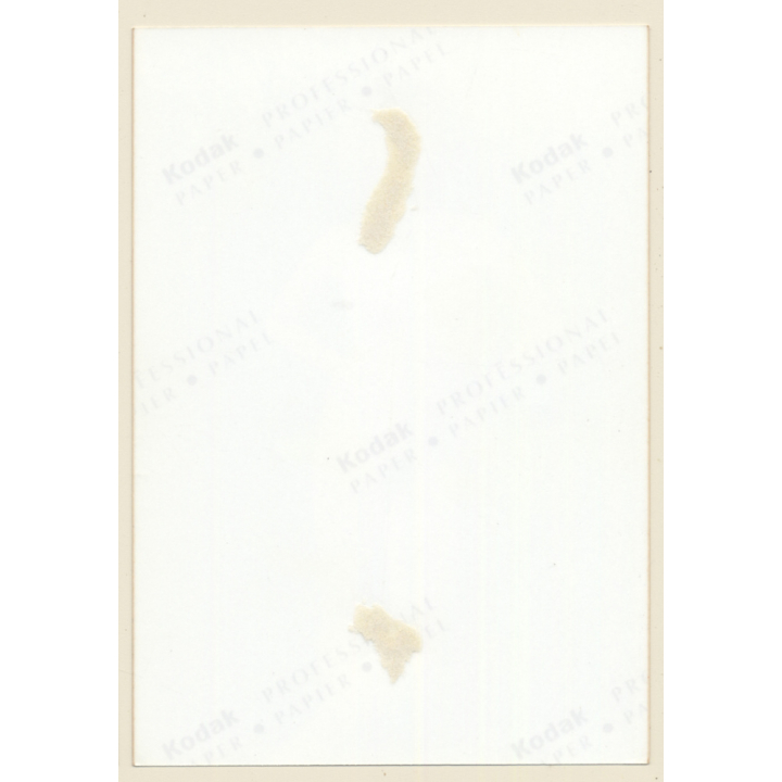 Erotic Study: Natural Red-Haired Curlyhead Outdoors / Reed (Vintage Photo ~1990s)