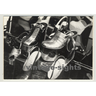 Cool 60s Store Window: Tilbury Platform Shoes / Plateaus (Vintage Photo)