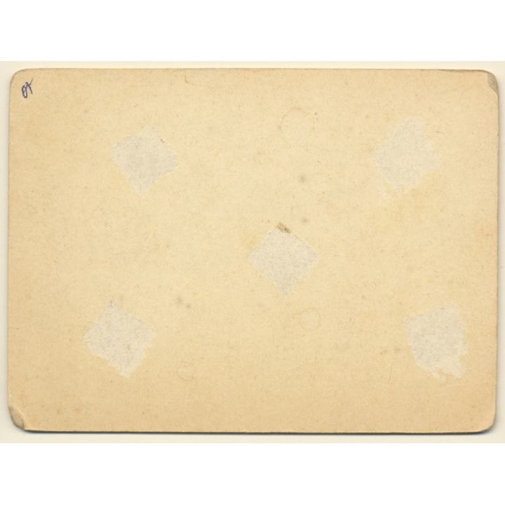 4 Young Siblings In Garden / Sisters - Baby (Vintage Cabinet Card ~1900s/1910s)