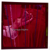 Erotic Study: Slim Blonde Semi Nude Behind Pearl Curtain *6 (Vintage Diapositive KORENJAK 1970s/1980s)