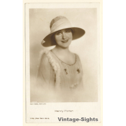 Henny Porten / Actress - Ross Verlag 1544/1 (Vintage RPPC 1920s/1930s)