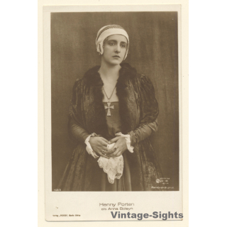 Henny Porten / Actress - Ross Verlag 402/3 (Vintage RPPC 1920s/1930s)