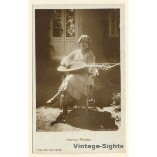 Henny Porten / Actress - Ross Verlag 1108/5 (Vintage RPPC 1920s/1930s)