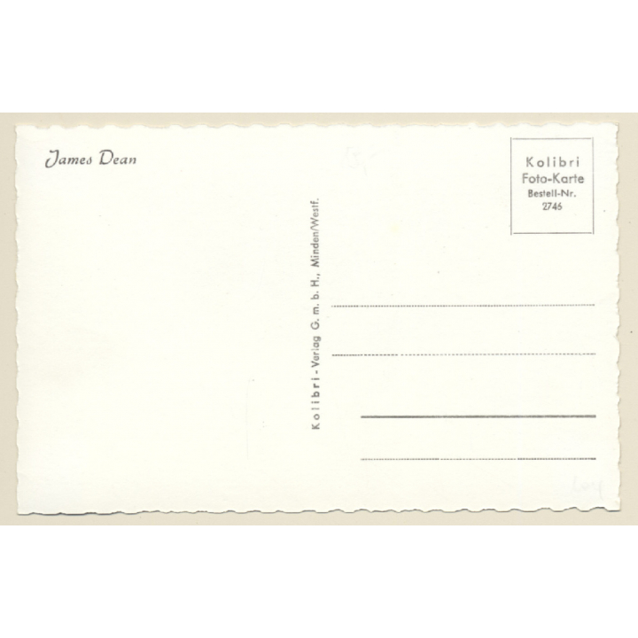 James Dean / Actor - Kolibri Verlag (Vintage RPPC 1950s/1960s)