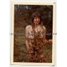Natural Busty Nude Woman In Forest *8 (Vintage Photo Germany 1973)