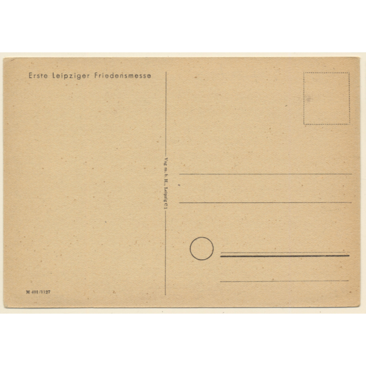 1. Leipziger Friedensmesse / J.S. Bach (Vintage Artist PC 1947)