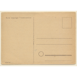 1. Leipziger Friedensmesse / Pelzhändler (Vintage Artist PC 1947)